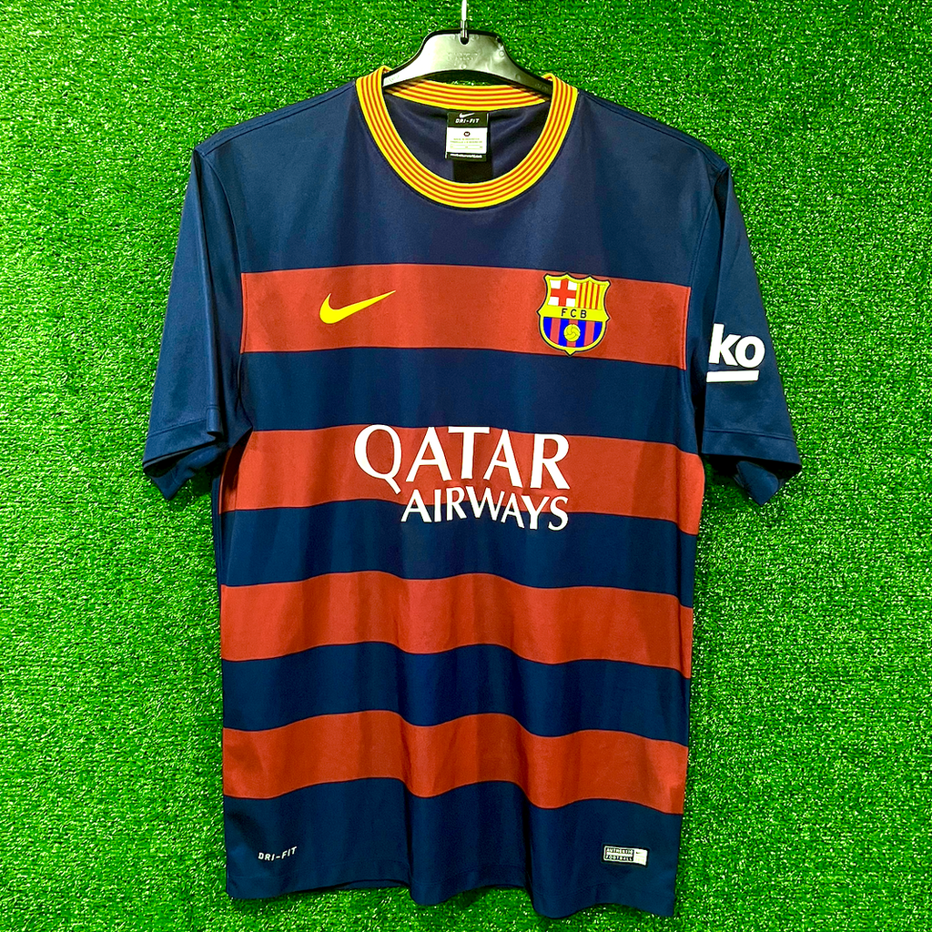 Koszulka Piłkarska Fc Barcelona - 2015/2016 Home [M] - 9/10
