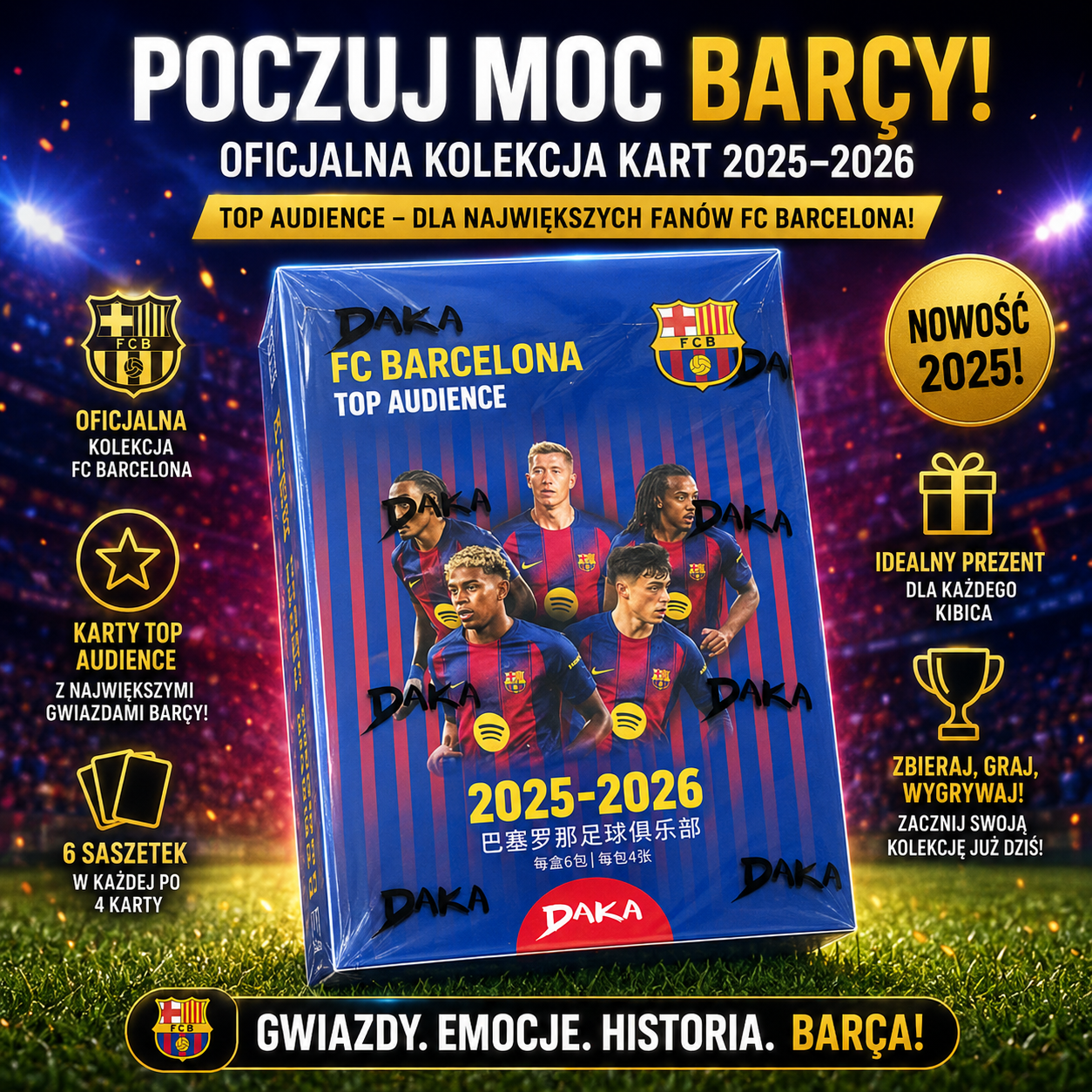 Daka Team Set Top Audience 2025/2026 - Fc Barcelona
