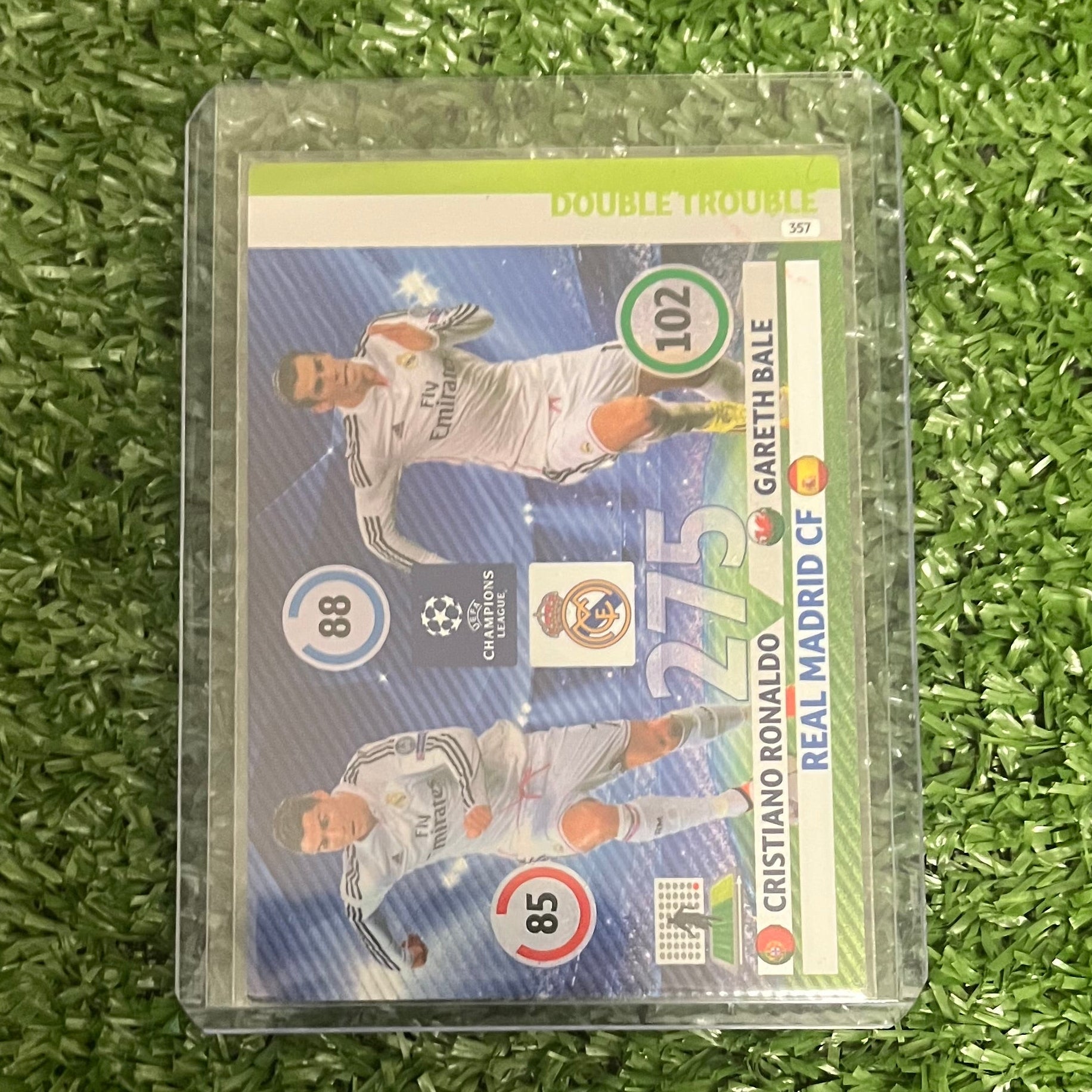 Panini Champions League 2015 Double Trouble - 357 | Ronaldo & Bale - Real Madryt