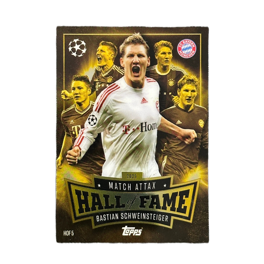 Topps Match Attax 2025/2026  Hall of Fame  | Bastian Schweinsteiger - Bayern Monachium
