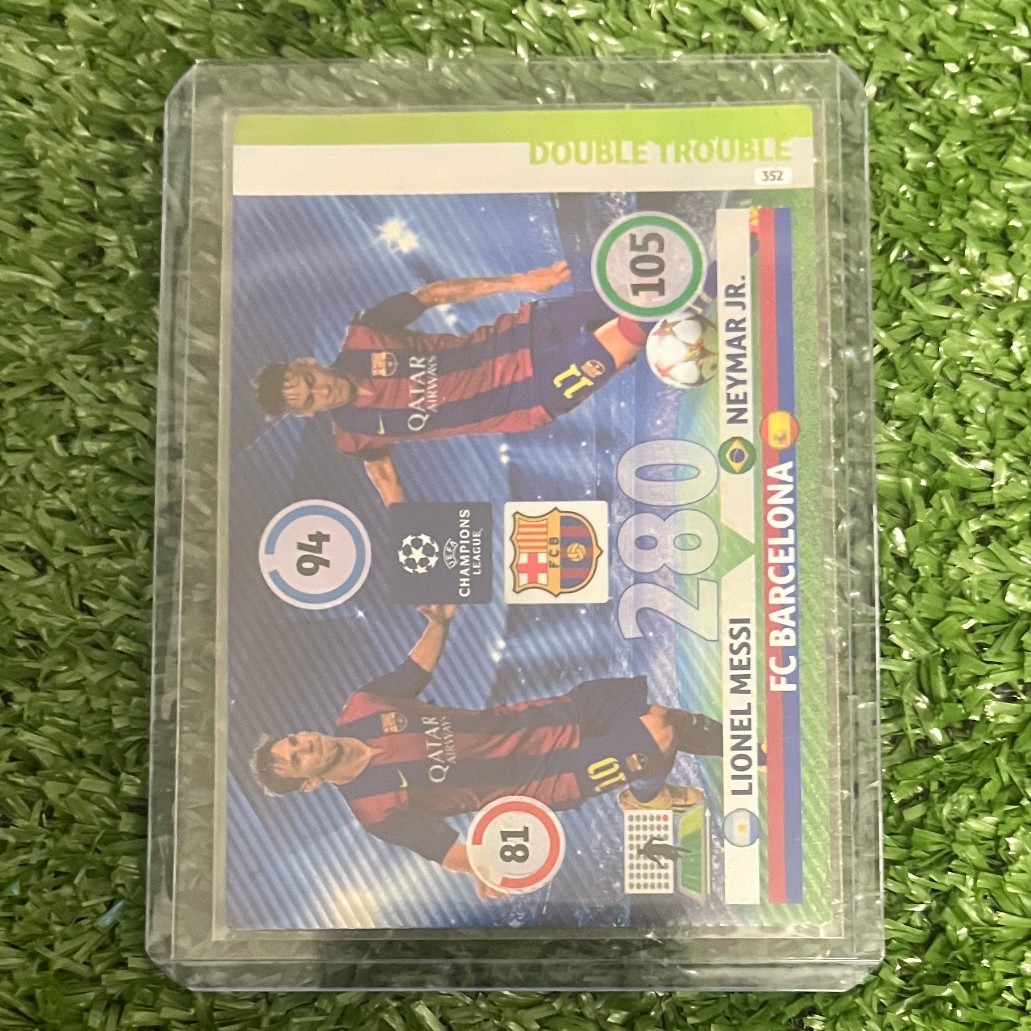 Panini Champions League 2015 Double Trouble - 352 | Messi & Neymar - Fc Barcelona