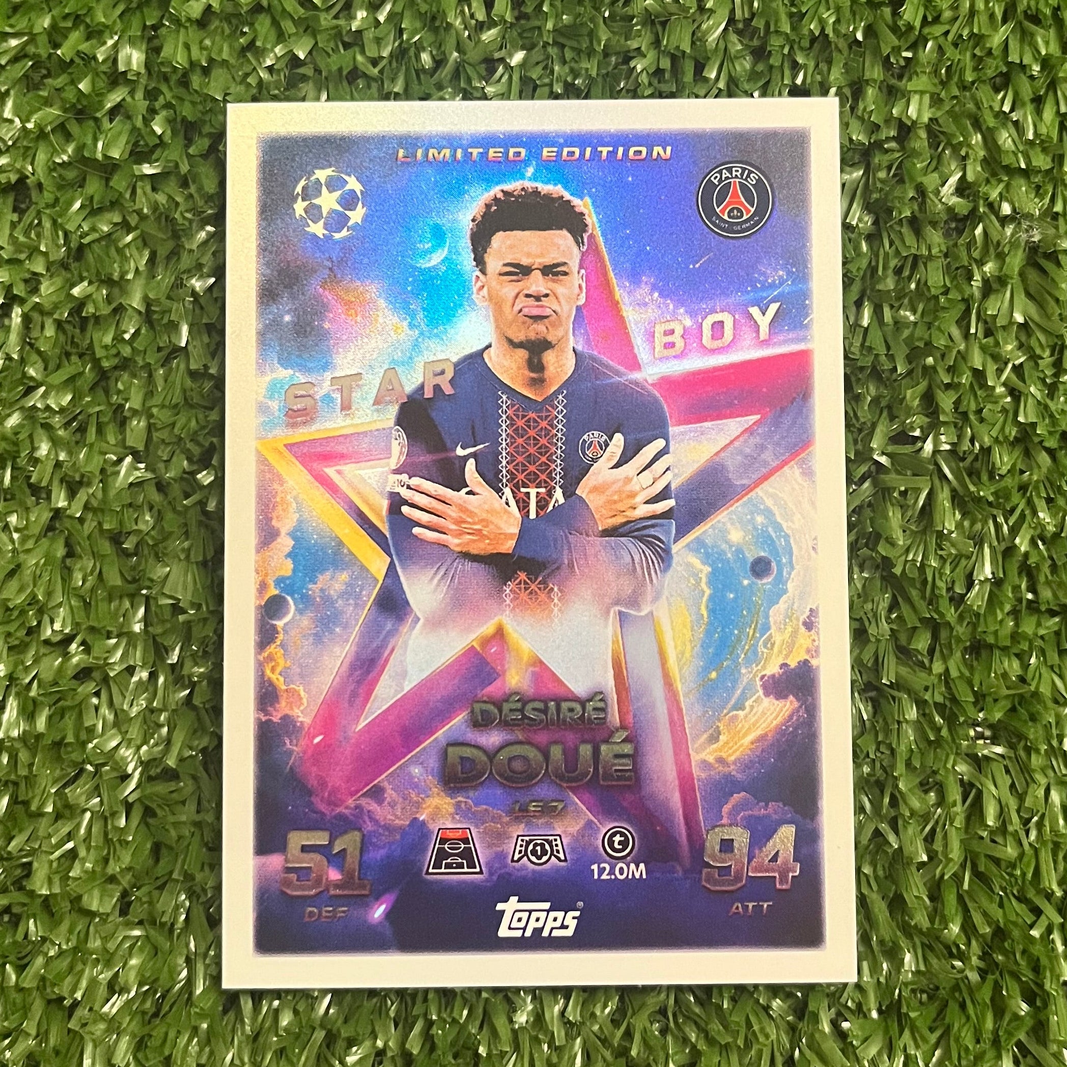 Topps Match Attax 2026 Classic Limited Edition - LE7 | Desire Doue - Paris Saint-Germain ( PSG )