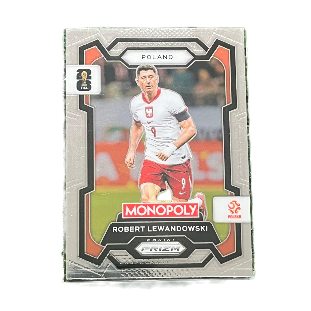 HASBRO Monopoly Panini Prizm: FIFA Word Cup 2026 Base Card | Robert Lewandowski - Polska