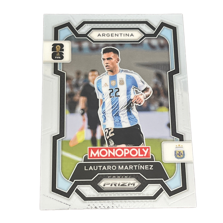 HASBRO Monopoly Panini Prizm: FIFA World Cup 2026 Base Card | Lautaro Martínez - Argentyna
