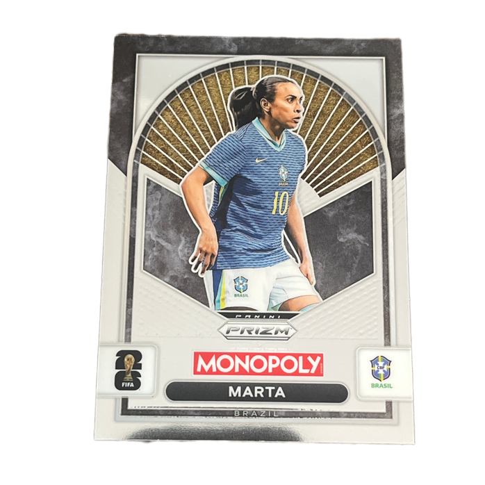 HASBRO Monopoly Panini Prizm: FIFA World Cup 2026 Base Card | Marta - Brazylia