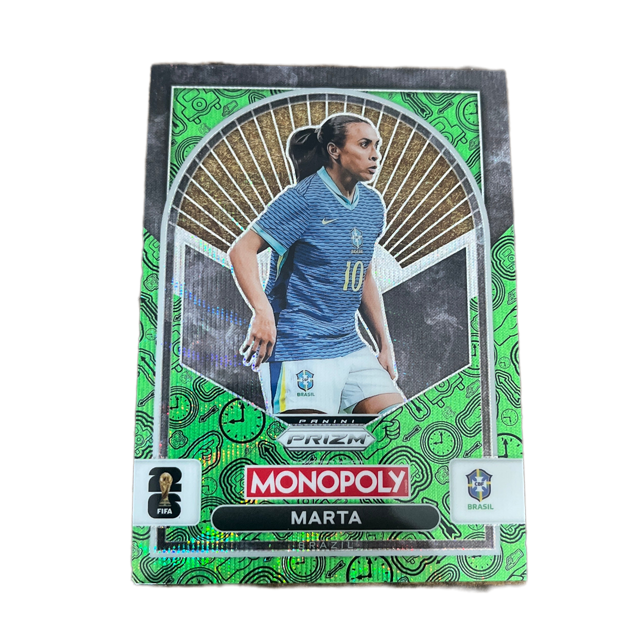 HASBRO Monopoly Panini Prizm: FIFA World Cup 2026 Green  | Marta - Brazylia
