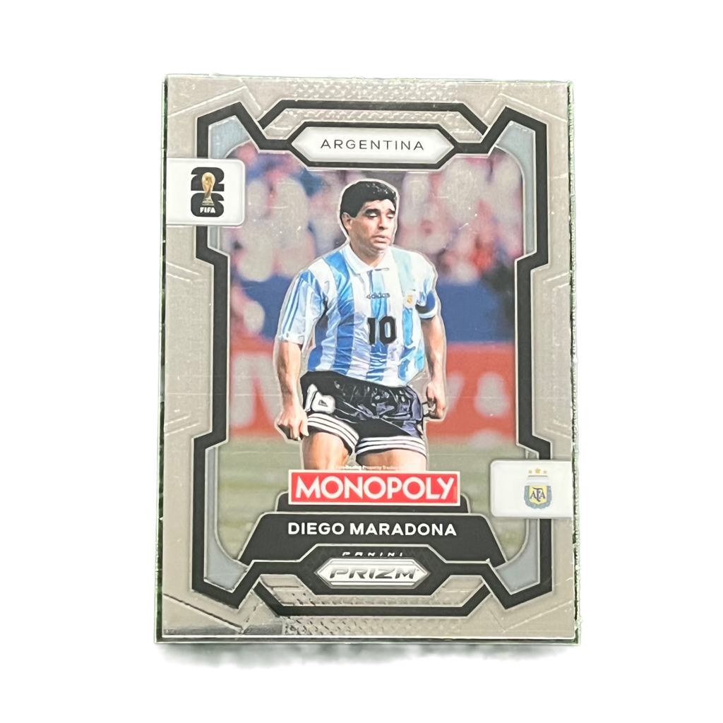 HASBRO Monopoly Panini Prizm: FIFA Word Cup 2026 Base Card | Diego Maradona - Argentyna