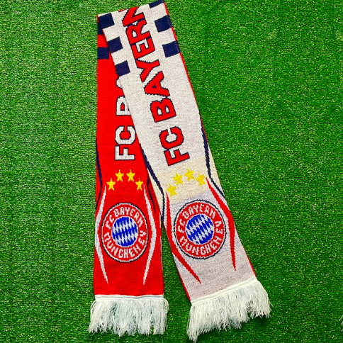 Szalik Kibica Bayern Monachium - Weiß & Rot