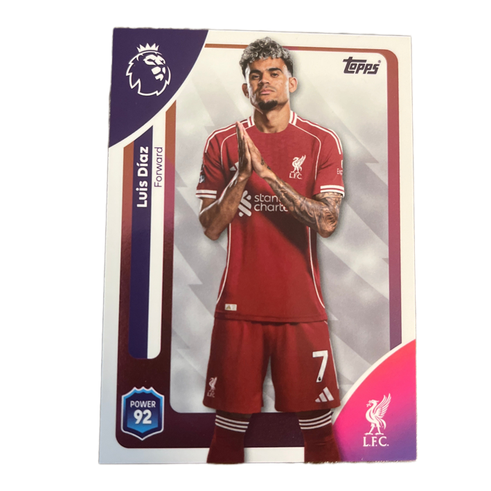 Topps Premier League 2026 Base | Luis Díaz – Liverpool