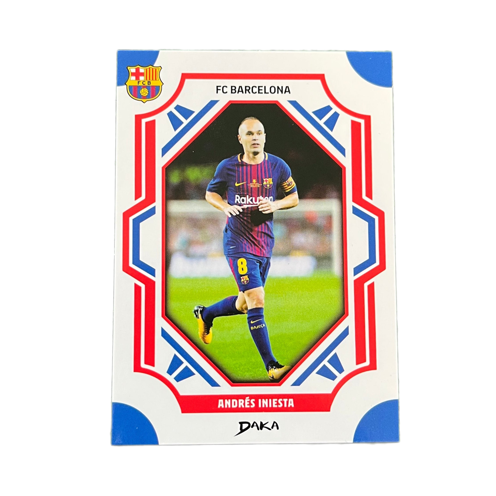 Daka Barcelona Top Audience 2025-2026 Base Card | Andres Iniesta