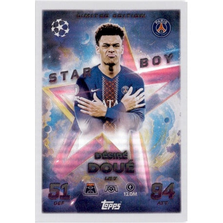 Topps Match Attax 2026 Classic Limited Edition - LE7 | Desire Doue - Paris Saint-Germain ( PSG )