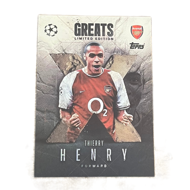 Topps Match Attax 2025/2026  Greats Limited  | Thierry Henry - Arsenal